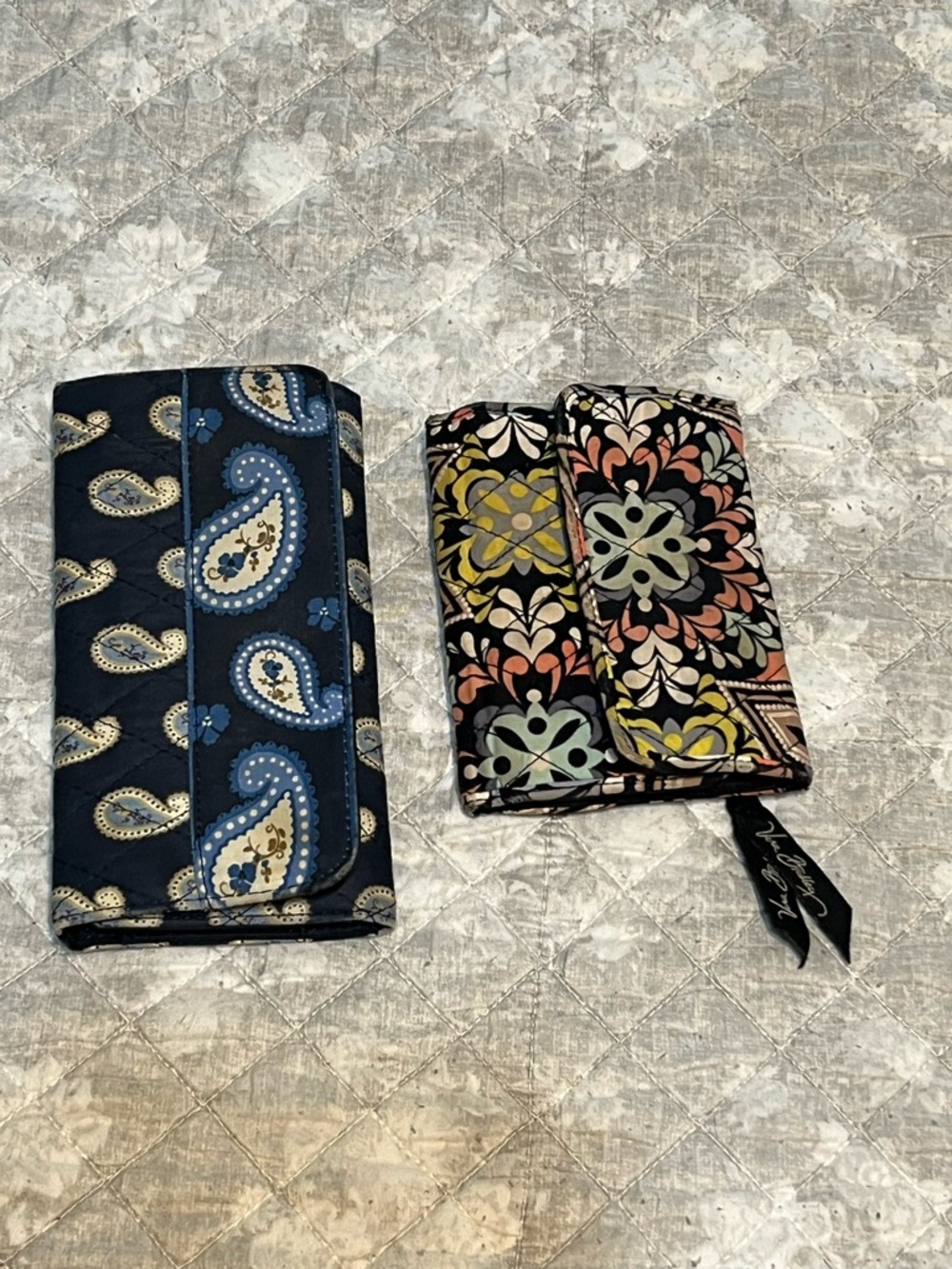 Navy Paisley and Multicolor Floral Wallets